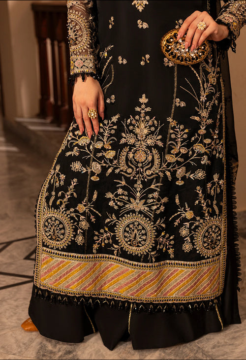 BLACK  FORMAL DRESS - (ALI-0003)