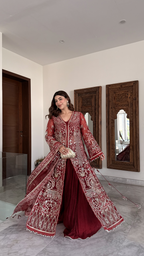 SCARLET EMBER FESTIVE AYLIN EMBER FESTIVE COLLECTION '25 BY AYLIN - ALIYANA DESIGNER WEAR UK 