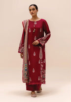 Beechtree Winter Khaddar Outfit - Printed Three Piece Set (BET-0002)