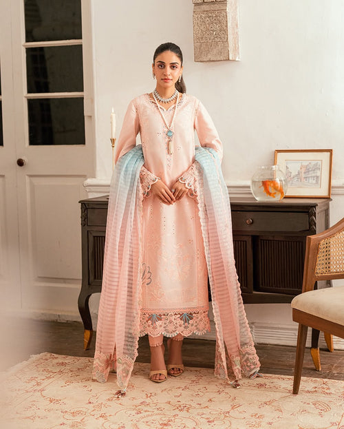 QALAMKAR - LUXURY LAWN EID EDT - ALEEZA  [QAL-0193]