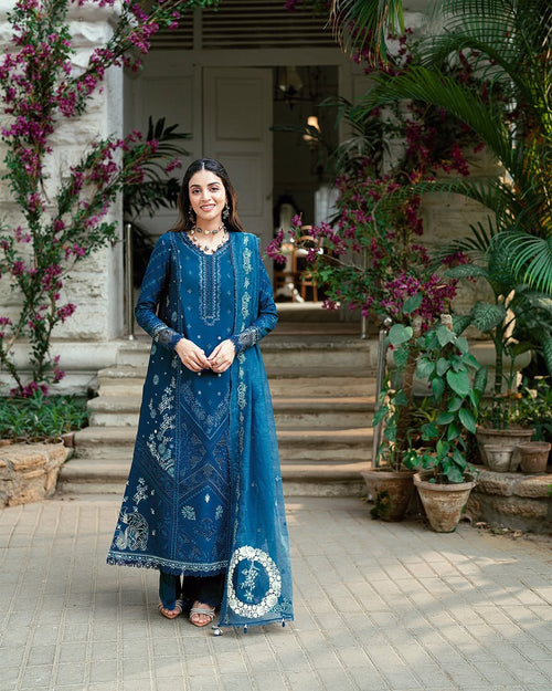 QALAMKAR - LUXURY LAWN - NORAY [QAL-0196]