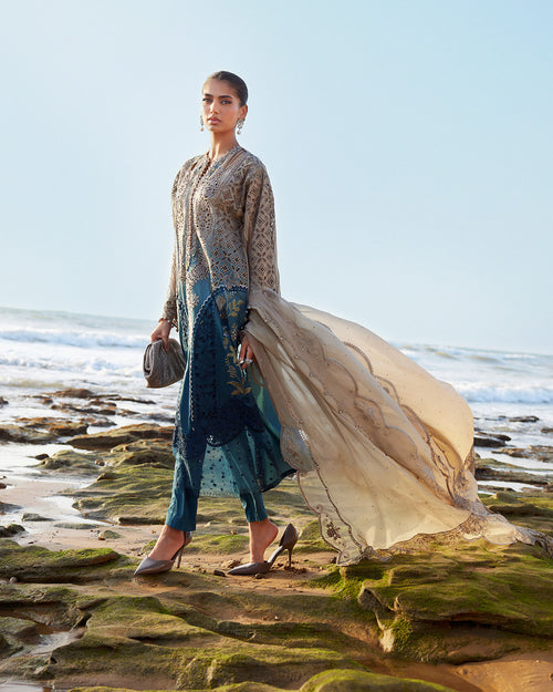 MARIA B LUXURY LAWN'25-D8-[MRB-0064]