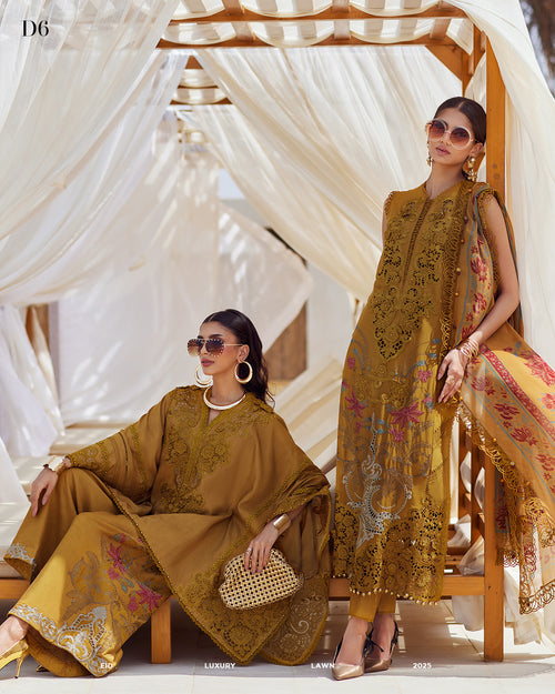MARIA B LUXURY LAWN'25-D6-[MRB-0062]
