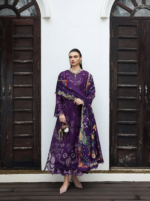 QALAMKAR QLINE - LINEN - IRIS - ( QAL-0230 )
