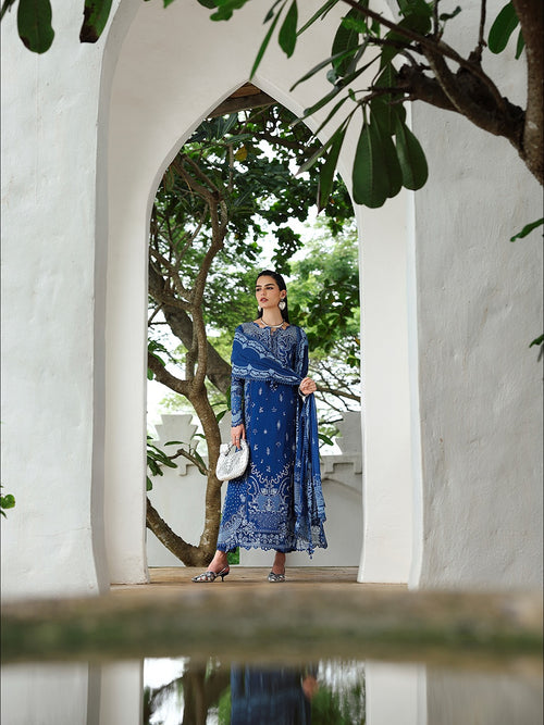 QALAMKAR QLINE - LINEN - ECLIPSE - ( QAL - 0233 )