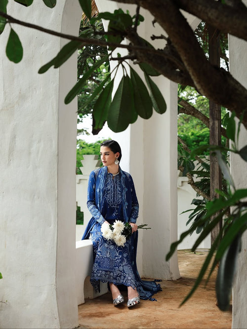 QALAMKAR QLINE - LINEN - ECLIPSE - ( QAL - 0233 )