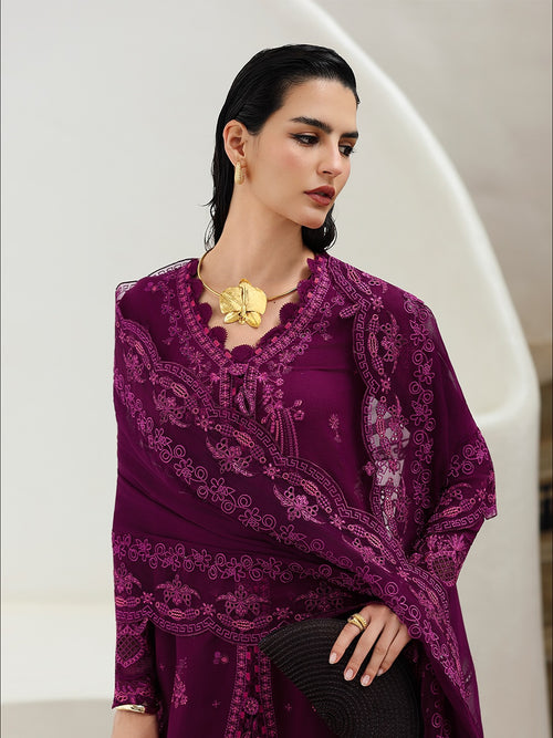 QALAMKAR QLINE - LINEN -  VEYRAH - ( QAL - 0243 )