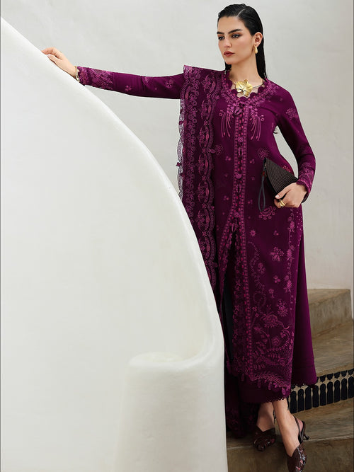 QALAMKAR QLINE - LINEN -  VEYRAH - ( QAL - 0243 )