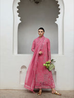 QALAMKAR QLINE - LINEN - BLOOM - ( QAL-0232 )