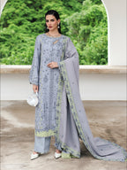 QALAMKAR QLINE - LINEN - SAAHIL - ( QAL - 0237 )