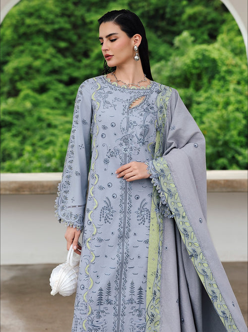 QALAMKAR QLINE - LINEN - SAAHIL - ( QAL - 0237 )
