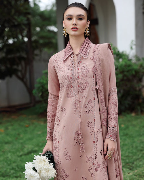 QALAMKAR QLINE - LINEN - VEIL - ( QAL - 0242 )