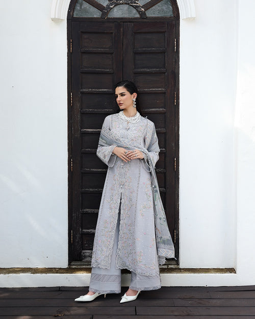 QALAMKAR QLINE - LINEN - HAZE - ( QAL - 0244 )