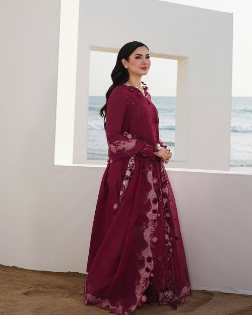 Qalamkar - Nelam - Sahil Luxury Lawn'26 - ( QAL-0278 )