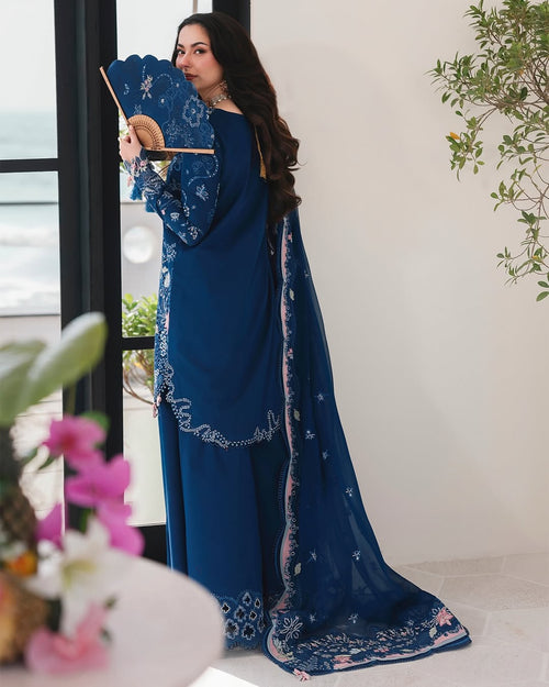 Qalamkar - ESMA - Sahil Luxury Lawn'26 - ( QAL-0285 )