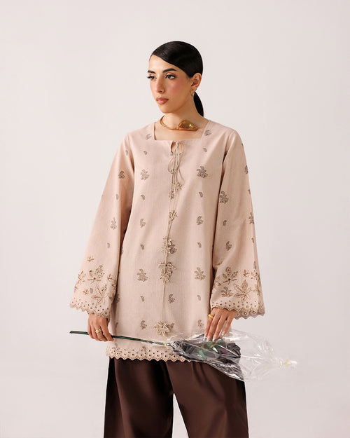 Qalamkar - Embroidered Co-ords '26 - Aiko - ( QAL - 0338 )
