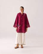 Qalamkar - Embroidered Co-ords '26 - Alize - ( QAL - 0339 )