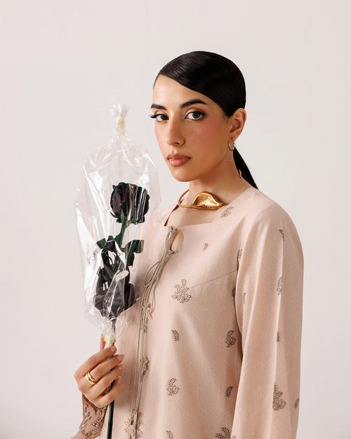 Qalamkar - Embroidered Co-ords '26 - Aiko - ( QAL - 0338 )