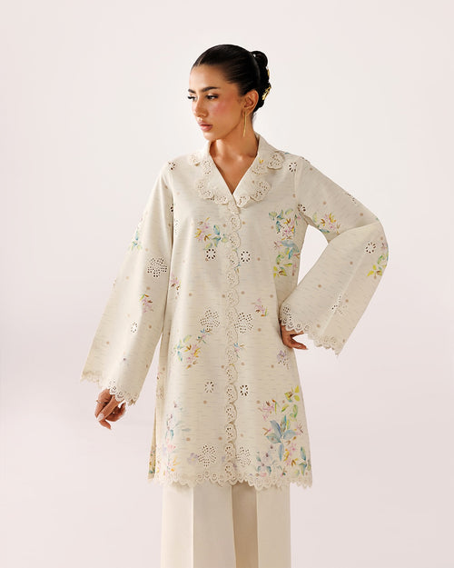 Qalamkar - Embroidered Co-ords '26 - Nana - ( QAL - 0337 )
