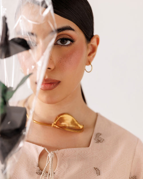 Qalamkar - Embroidered Co-ords '26 - Aiko - ( QAL - 0338 )