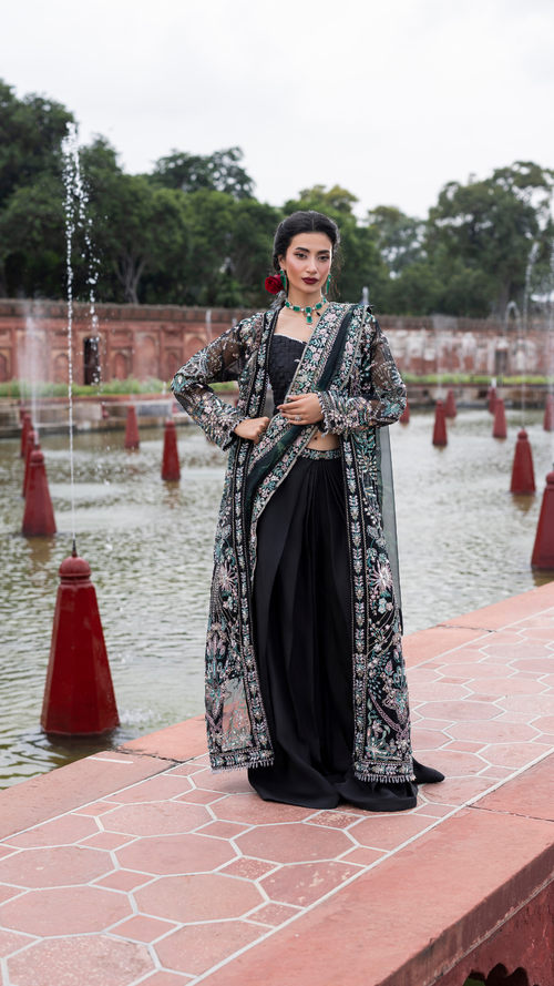 NOIR EMBER FESTIVE AYLIN EMBER FESTIVE COLLECTION '25 BY AYLIN - ALIYANA DESIGNER WEAR UK 