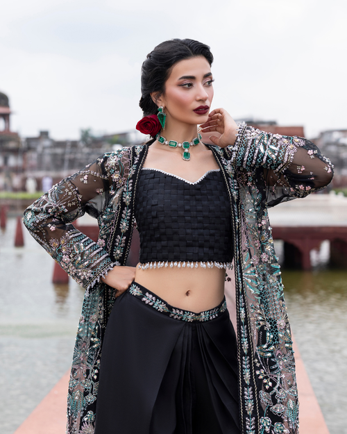NOIR EMBER FESTIVE AYLIN EMBER FESTIVE COLLECTION '25 BY AYLIN - ALIYANA DESIGNER WEAR UK 