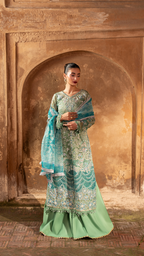 OCEAN BLOOM EMBER FESTIVE AYLIN EMBER FESTIVE COLLECTION '25 BY AYLIN - ALIYANA DESIGNER WEAR UK 