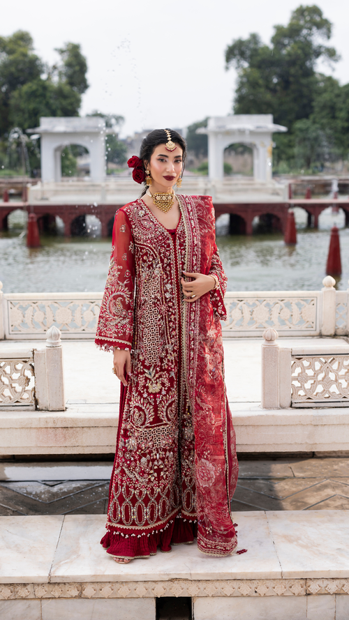 SCARLET EMBER FESTIVE AYLIN EMBER FESTIVE COLLECTION '25 BY AYLIN - ALIYANA DESIGNER WEAR UK 