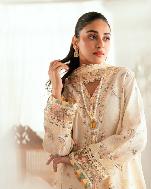 QALAMKAR LUXURY LAWN ✨ RINA  Qal-0202