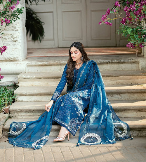 QALAMKAR - LUXURY LAWN - NORAY [QAL-0196]