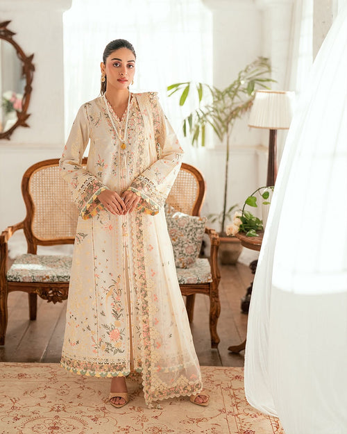 QALAMKAR LUXURY LAWN ✨ RINA  Qal-0202