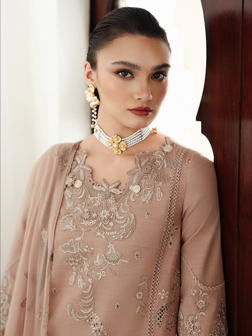 QALAMKAR QLINE - LINEN - DUSK - ( QAL - 0234 )